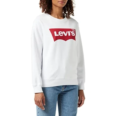 Imagen de Levi&#039;s Graphic Standard Crewneck, Sweatshirt para Mujer, White, XS