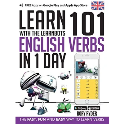 Imagen de Learn 101 English Verbs in 1 Day: With LearnBots (LEARN VERBS)