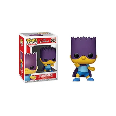 Imagen de Funko Pop! Animation: Simpsons Bart Simpson Simpsonman The Figura de Vinilo Coleccionable Idea Regalo Mercancia Oficial Juguetes para Niños y Adultos TV Fans