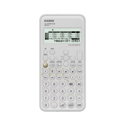 Imagen de Calculadora científica Casio FX 991SPCW, Más de 570 funciones, Pantalla alta resolución, 5 idiomas, Blanco