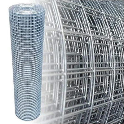 Imagen de Garmix Malla de alambre galvanizada 19 x mm, 4 esquinas (50 cm 10 m, 1,00 mm)