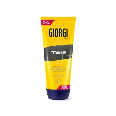 Imagen de Giorgi Line Gomina Absolut Titanium, 0% Siliconas, Fijación y Duración 48h sin Residuos, Acabado Ultra Resistente Ligero, 5 240 ml XXL