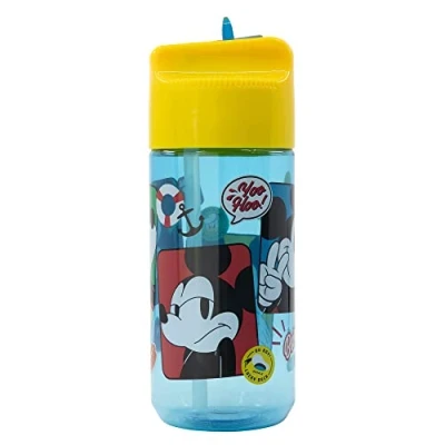 Imagen de Botella de agua infantil hidro reutilizable tritan 430 ml Mickey Mouse