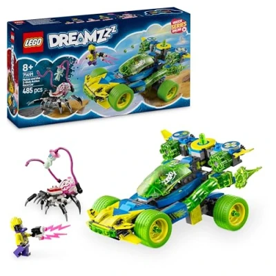 Imagen de LEGO DREAMZzz Mateo y Z Blob Coche de Carreras Moto 2 en 1 Juguete para Niños Niñas 8 Años o Más, Minifiguras Araña el Juego Roles, Regalo Infantil Cumpleaños 71491