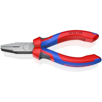 Imagen de Knipex Alicate de boca redonda negro atramentado, recubiertos plástico 140 mm 22 01