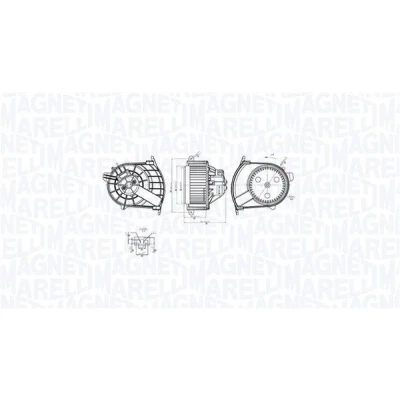 Imagen de MAGNETI MARELLI 069412767010 Ventilador de Calefacción RENAULT: Kangoo II / Grand