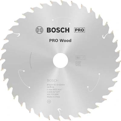 Imagen de Bosch Professional Disco de sierra circular Standard for Wood (madera, 160 x 20 1,5 mm, 36 dientes, accesorio sin cable)