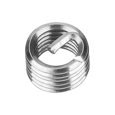 Imagen de Akozon Inserciones Roscadas 100 unids M3 Acero Inoxidable SS304 Alambre Enrollado Helicoidal Rosca de Rosca(M3*0.5 * 2 D)