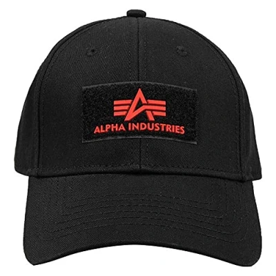 Imagen de Alpha Industries Unisex Gorra, Talla: One Size, Black/red