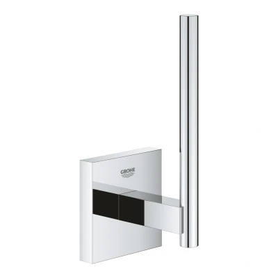Imagen de GROHE Start Cube Spare QuickFix Portarrollos de barra, cromo, para pegar (pegamento QuickGlue A1) o atornillar, ref. 40979000
