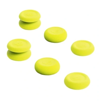 Imagen de Skull &amp; Co. Skin, CQC and FPS Thumb Grip Set Joystick Cap Analog Stick for Nintendo Switch Pro Controller PS5 / PS4 Slim/Pro Neon Yellow, 3Pairs(6pcs)