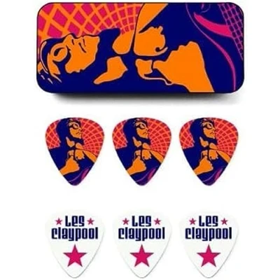 Imagen de JIM DUNLOP Púas Les Claypool Pick, Caja en Metal de 6, duro, Multicolor