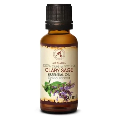 Imagen de Aceite Esencial de Clary Sage 30ml Salvia Sclarea Aceites Aromaterapia Grado para Difusor Cuidado Piel Velas Fragancia Hogar