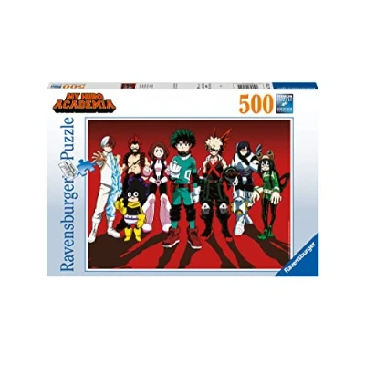 Imagen de Ravensburger Puzzle: My Hero Academia, Puzzles para Adultos y Niños, Rompecabezas Adultos, Puzzle 500 Piezas, USA Pegamento enmarcar, Piezas Pasatiempos