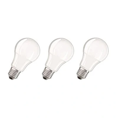 Imagen de Osram Lámpara LED clásica con base en forma de bombilla, plástico, blanco cálido, E27, 8.5W, juego 4