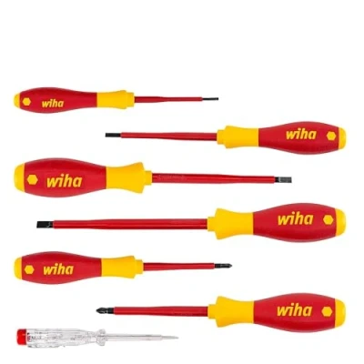 Imagen de WIHA 00834 Juego de destornilladores SoftFinish® electric 320NK7 SoftFinish Ref.