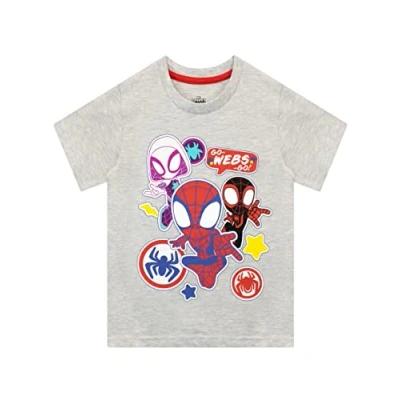 Imagen de Marvel Camiseta para Niños Spiderman Gris 9 10 Años