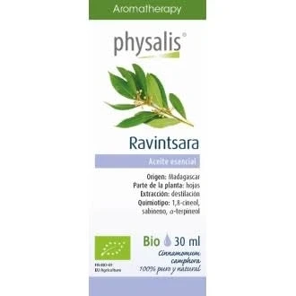 Imagen de PHYSALIS Esencia RAVINTSARA 30ml. Bio, Negro, Estándar