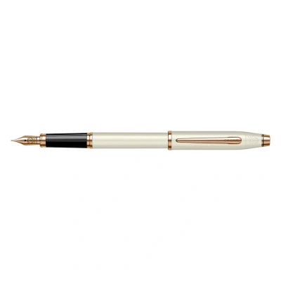 Imagen de Cross Century II Pearlescent White Lacquer FP M Grabado gratuito