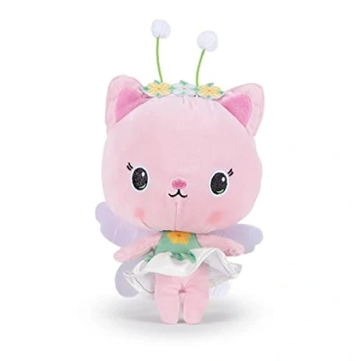 Imagen de Famosa Softies Peluche Kitty Fairy de la Serie Dibujos Animados Gabby&#039;s Dollhouse, Mide 25 cm, blandito, abrazable, Fibra 100% reciclada, para niños Cualquier Edad, (760022357)