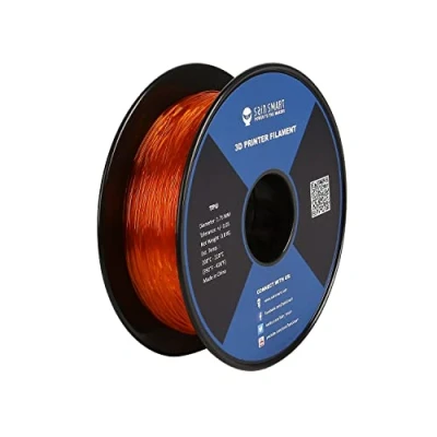 Imagen de SainSmart 1.75 mm flexible de TPU Impresoras 3d Bobina Filamento 800 g, Naranja