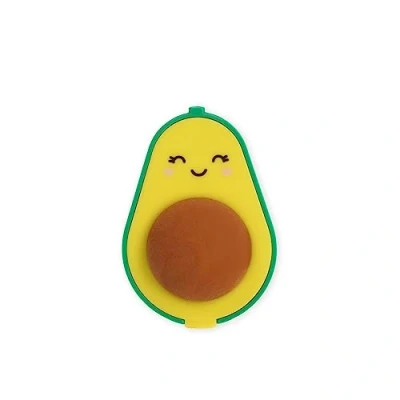 Imagen de Legami Sacapuntas con goma, recipiente vaciable, borrado suave y limpio, 4 x 5,7 cm, tema aguacate