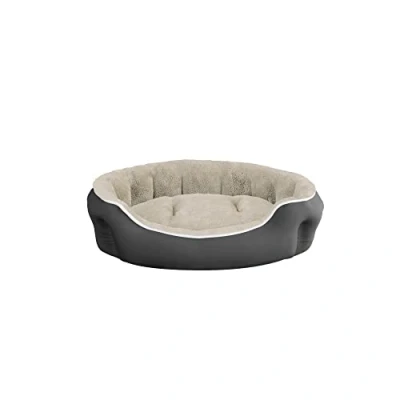 Imagen de Sogni e capricci Cama para Mascotas coccole Perros y Gatos, crema, 59x53x18cm