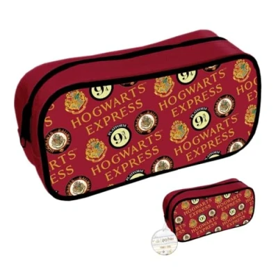 Imagen de Pyramid International Estuche para lápices de Harry Potter (Plataforma 9 3/4 y diseño Hogwarts) Rectangular con Cremallera niñas niños, Mujeres Hombres, Producto Oficial