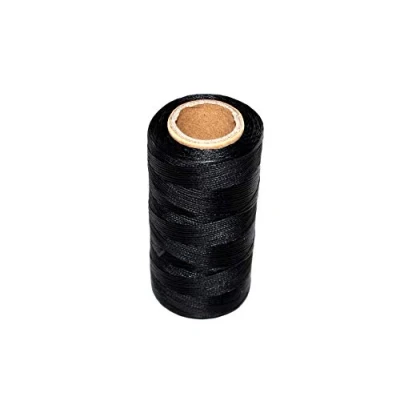 Imagen de Hilo de poliester encerado y muy resistente. Plano 1x03 milimetros ideal para coser cuero. 160 metros aproximadamente