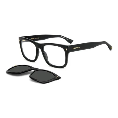 Imagen de Dsquared2 Hombre D2 0100/CS 807/M9 Gafas de sol Plástico Negro Gris Geométrico Polarizado Brote