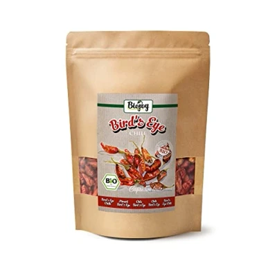 Imagen de Biojoy Chile ojo de pájaro BÍO Bird&#039;s Eye (250 g), entero, sin aditivos