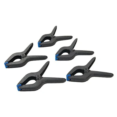 Imagen de Silverline Tools 250157 Pinzas de Sujeción con Resorte, Mordaza 210 mm, 5 Piezas