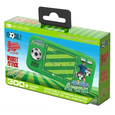 Imagen de MY ARCADE Pocket Player All Star Arena Consola de Juegos Portátil, 307 en 1