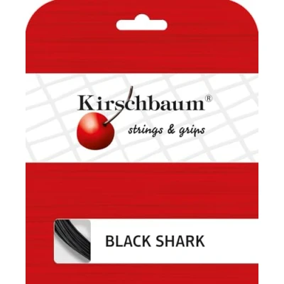 Imagen de Kirschbaum Shark Garniture Cordaje de Tenis Negro Talla:1,30 mm x 12 m