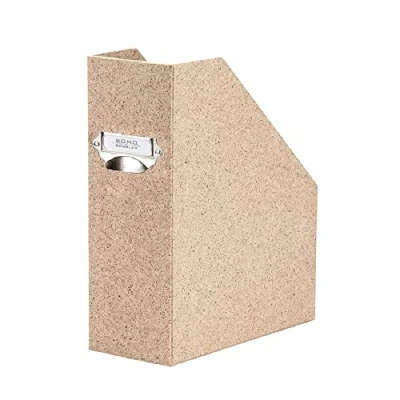 Imagen de Rössler Papier 1318452391 S.O.H.O. Organizador de pie para DIN A4, con asa y etiqueta inscribible, 11,5 x 26 31,5 cm, Cacao, 1 unidad