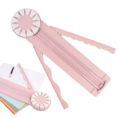 Imagen de Cortador de Papel, Tarjetas Papel 12 en 1, cortadora Herramienta Corte Multifuncional, Bordes para Manualidades una Variedad proyectos