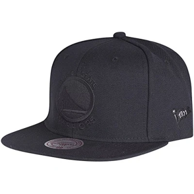 Imagen de Mitchell &amp; Ness Golden State Warriors Black On GAS012 Snapback Cap Basecap