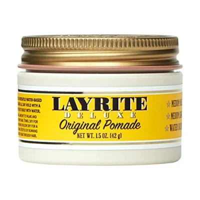 Imagen de Layrite Pomada Original 42g Fijación Media Soluble en Agua Brillo Medio
