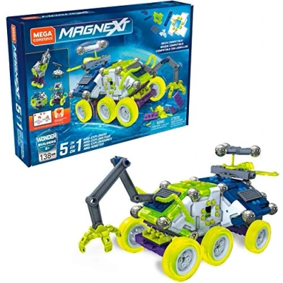 Imagen de Mega Construx Magnext 5 en 1 mag Explorers, Juego de construcción con imanes para niños +5 años (Mattel GFF26)