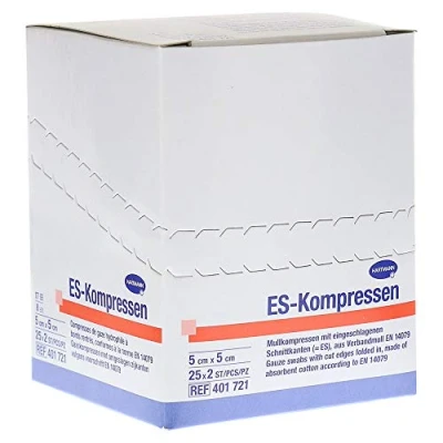 Imagen de Hartmann Hisopos de gasa 8x 5x5cm, 25X2 St