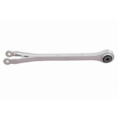Imagen de VAICO V33 0119 Barra oscilante, suspensión de ruedas con apoyo caucho eje trasero ambos lados Brazo oscilante transversal Aluminio