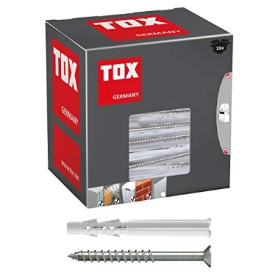 Imagen de Tox tassello universale tetrafix xl 8x80 mm + vite, 25 pz, 021101101