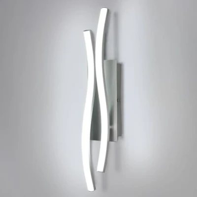 Imagen de Comely Lámpara de Pared LED Interior, Moderno Aplique 14W 1575LM, 6500K Luz Blanca Fría, Iluminación Aluminio para Sala Estar, Dormitorio, Escalera, 41cm Longitud