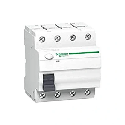 Imagen de Schneider Electric A9Z05463 ID K, Interruptor Diferencial, Clase AC, 4P, 63A, 30mA, 68mm x 72mm 81mm, Blanco