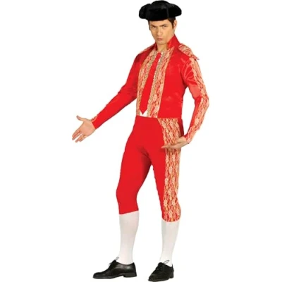 Imagen de FIESTAS GUIRCA Disfraz Torero Rojo Hombre Español Talla S