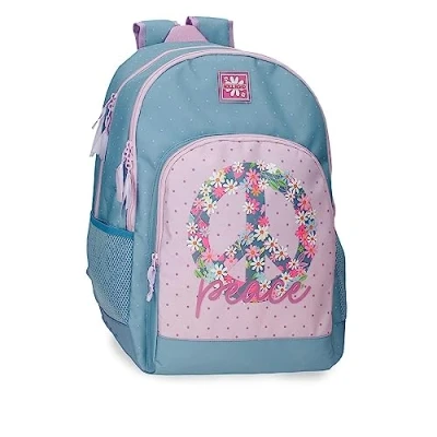 Imagen de Roll Road Peace Mochila Multicolor 33x44x17 cms Poliéster 24,68L