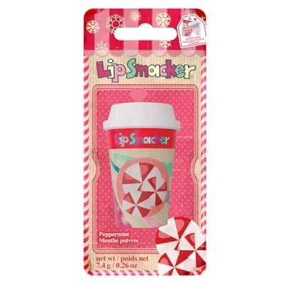 Imagen de Lip Smacker Holiday Frappe Cup Balm Bálsamo Labial para Niños y Niñas con Diseño Especial, Hidratante Fácil de Aplicar, Infusión Aceite Semillas Ricino, Peppermint