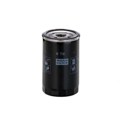 Imagen de MANN FILTER W 718 Filtro de aceite 3/4 16 UNF 1B con válvula bloqueo retorno enroscable