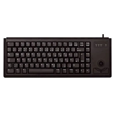Imagen de CHERRY G84 4400, Teclado Compacto Con Trackball Integrado, Disposición FR (AZERTY), Cable (Conexión USB), 2 Teclas de Ratón, Switches Mecánicos ML, Noir