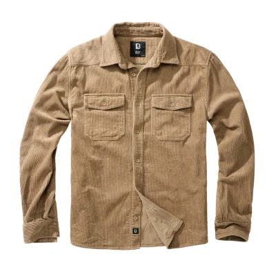 Imagen de Brandit LONG Sleeve Camisa, Hombre, Talla: 7XL, Camel